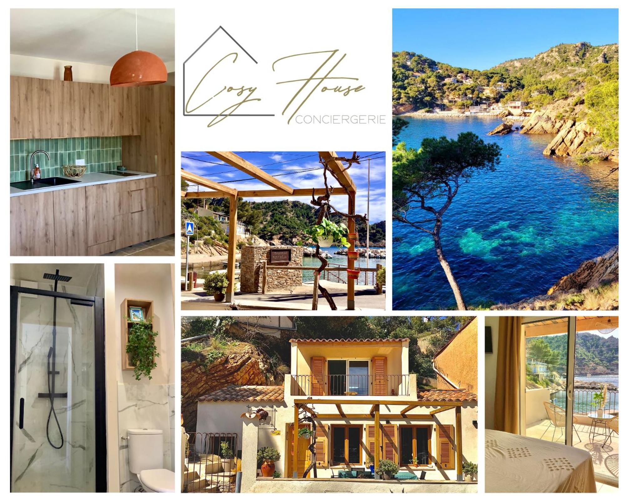 Le Cabanon - Les Pieds Dans L'Eau - Calanques - Wifi Vila Ensues-la-Redonne Quarto foto